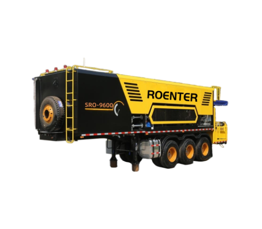 SRO-9600TFC Tipe Trailer Intelligent Micro Surface Paver, Slurry Seal Paver untuk pemeliharaan jalan aspal