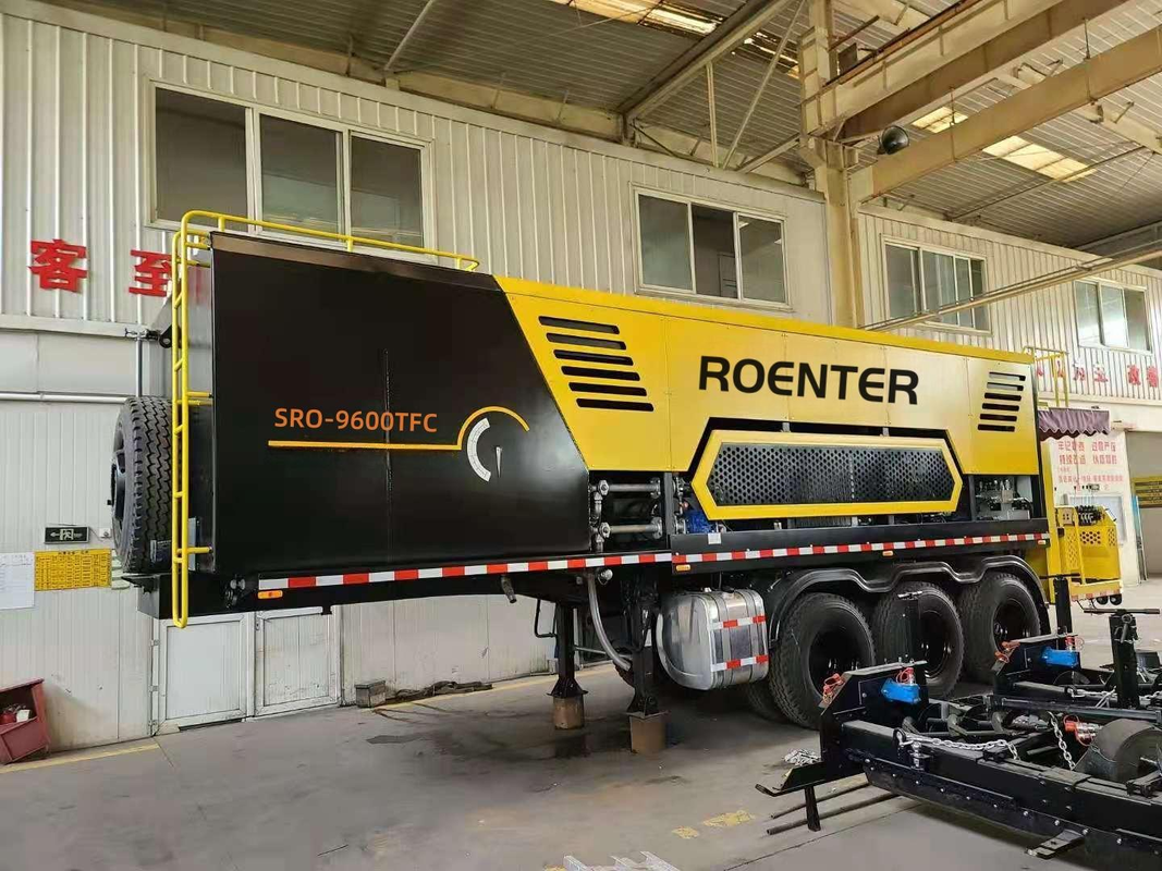 SRO-9600TFC Tipe Trailer Intelligent Micro Surface Paver, Slurry Seal Paver untuk pemeliharaan jalan aspal