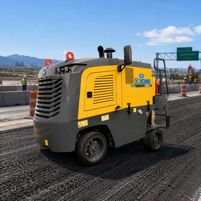 XM505 Aspal Paving Milling Machine Pemeliharaan Jalan Mesin penggilingan dingin untuk perbaikan jalan raya kota