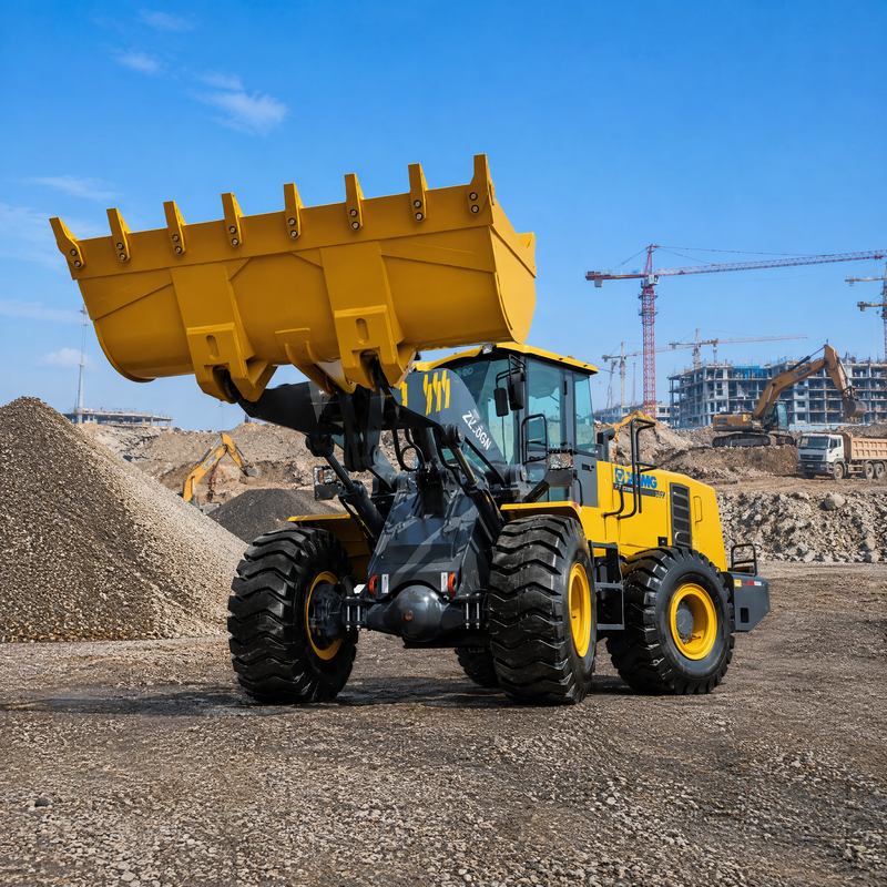 XCMG ZL50GN 5 Ton Front End Wheel Loader 3.2m3 Bucket Construction Heavy Duty Loader