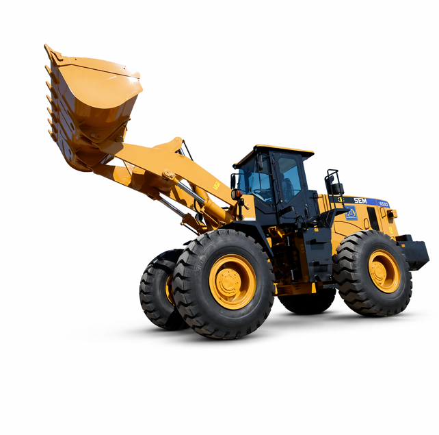 Wheel Loader Konstruksi Tugas Berat, Desain Aman, Front End Loader Perawatan Mudah untuk Pekerjaan Pertambangan Bangunan