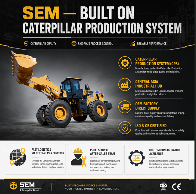 Wheel Loader Konstruksi Tugas Berat, Desain Aman, Front End Loader Perawatan Mudah untuk Pekerjaan Pertambangan Bangunan